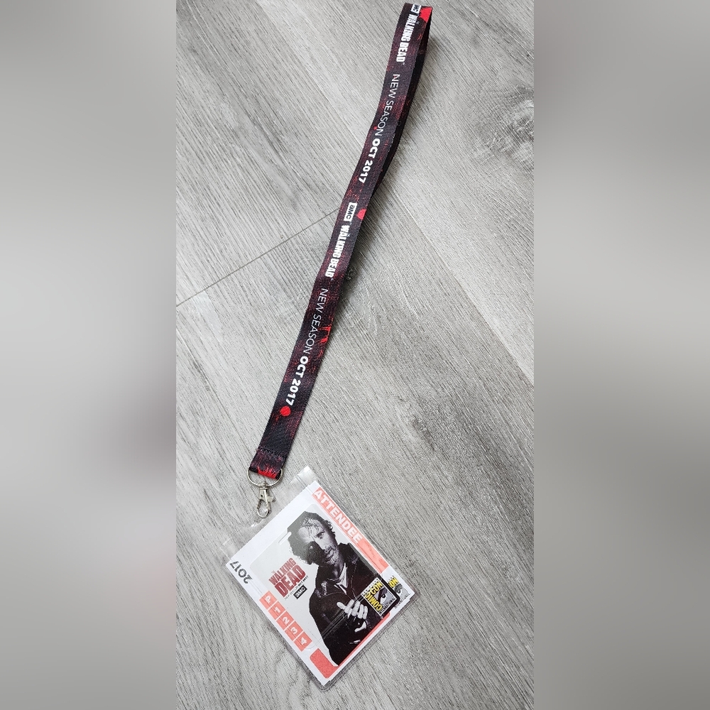 AMC Walking Dead Lanyard From San Diego ComicCon 2017